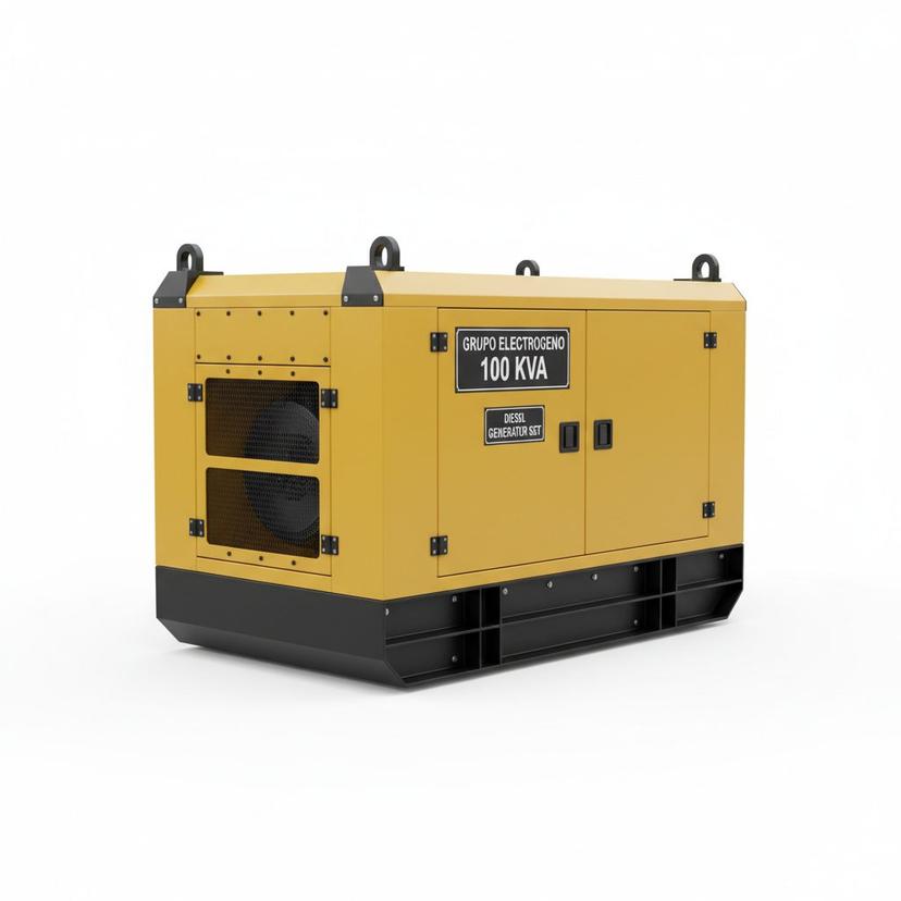 Grupo Electrógeno Diésel 100 kVA Industrial Insonorizado
