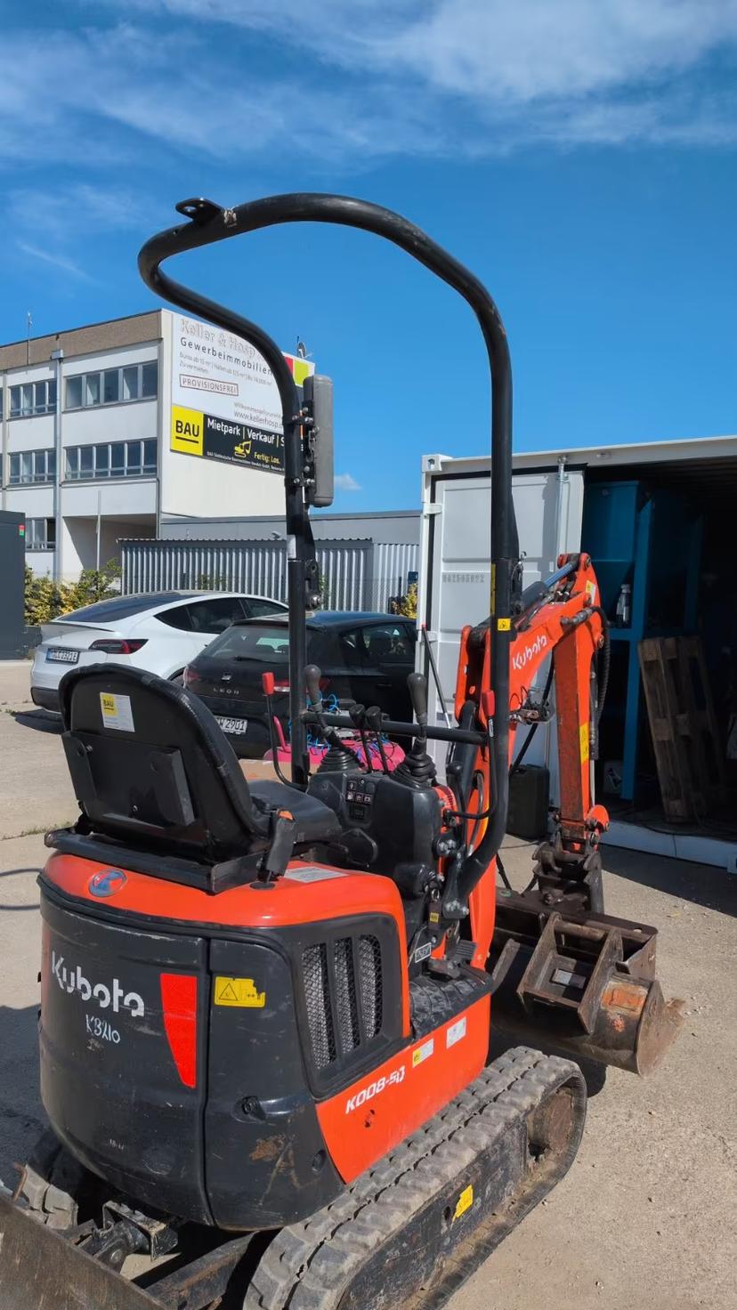 Kubota K 008-5 Miniexcavadora 2023 | Lehnhoff MS01 | Excelente estado