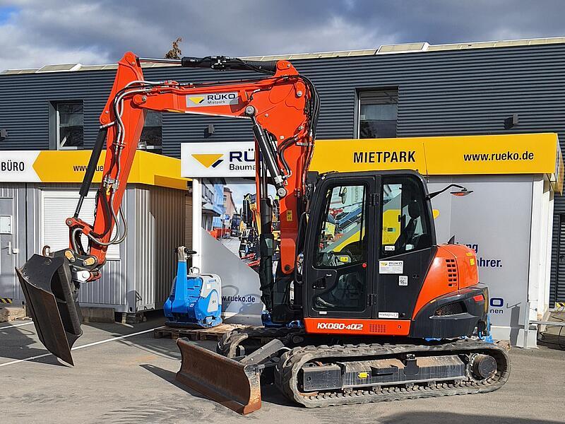 Kubota KX 080-4 V 2PGL Miniexcavadora 2023 | PowerTilt Lehnhoff HS08 | Pluma Ajustable